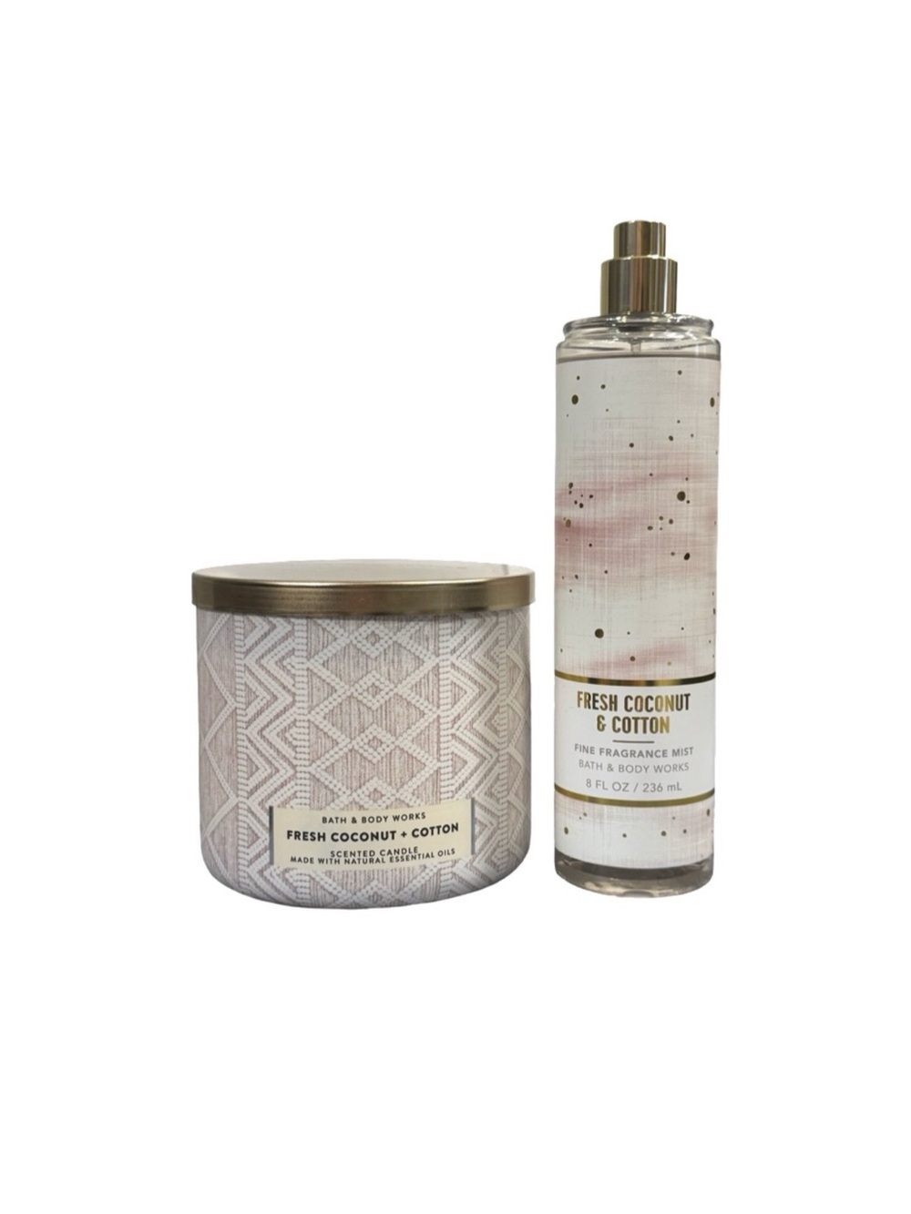 Fresh Coconut and Cotton Set